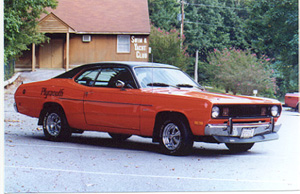 Gary's 71 Duster. Let's go to the car shows, are you ready